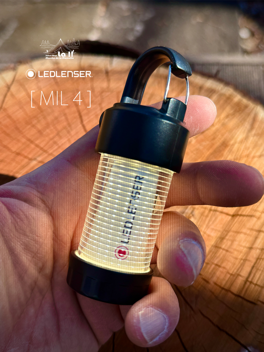 【 LED LENSER / レッドレンザ 】 MIL4 / 71gの軽量光工学LEDランタン