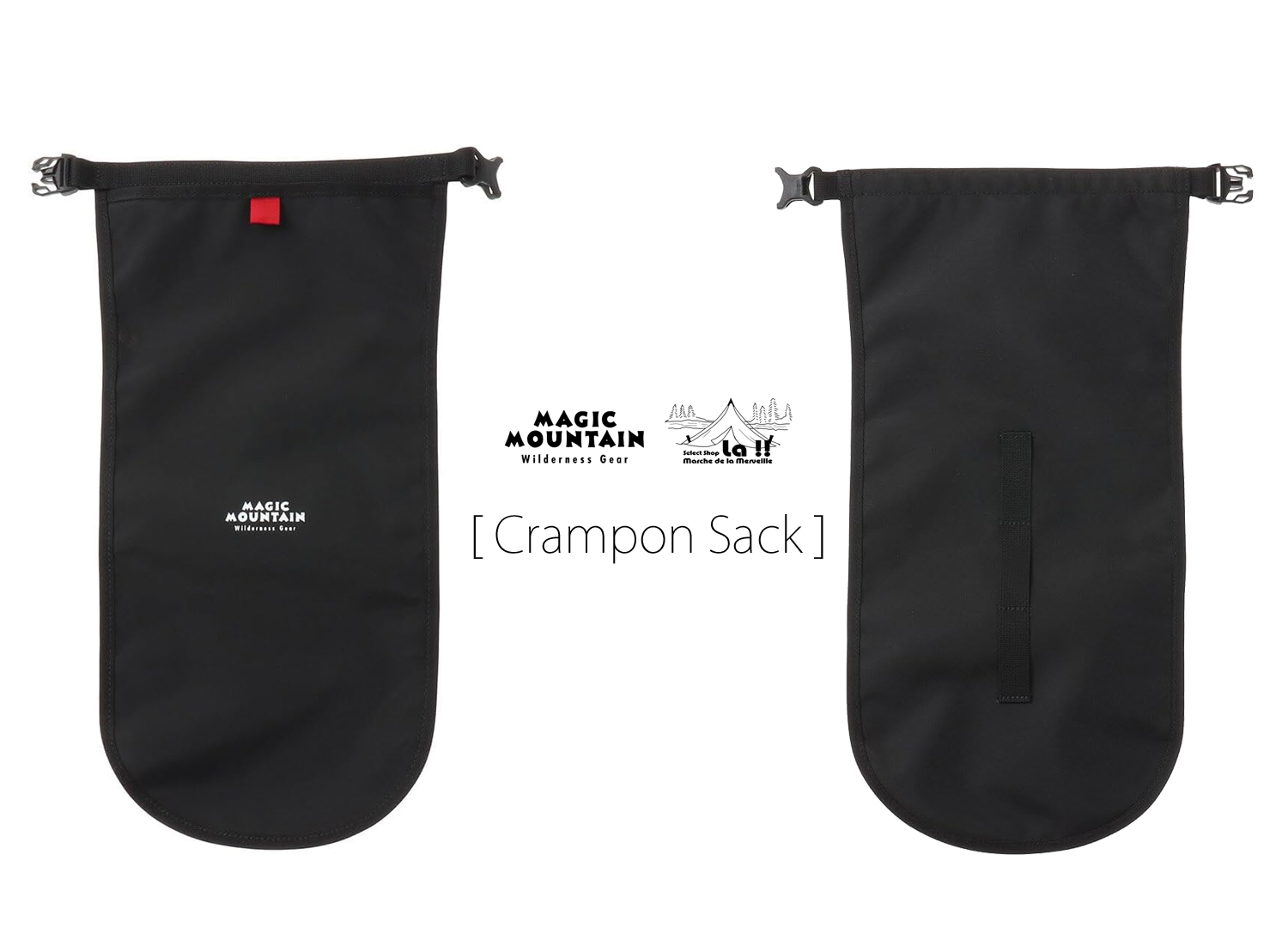 【 MAGIC MOUNTAIN / マジックマウンテン 】 MM Crampon Sack / クランポン サック / ザックに取り付けられるクランポン(アイゼン)ケース