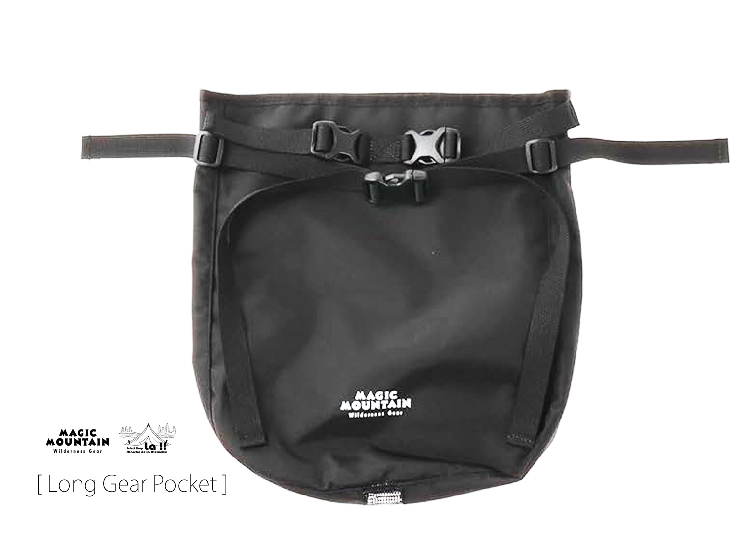【 MAGIC MOUNTAIN / マジックマウンテン 】 Long Gear Pocket / ロングギアーポケット / 様々なギアを収納できるストレージ拡張ポケット