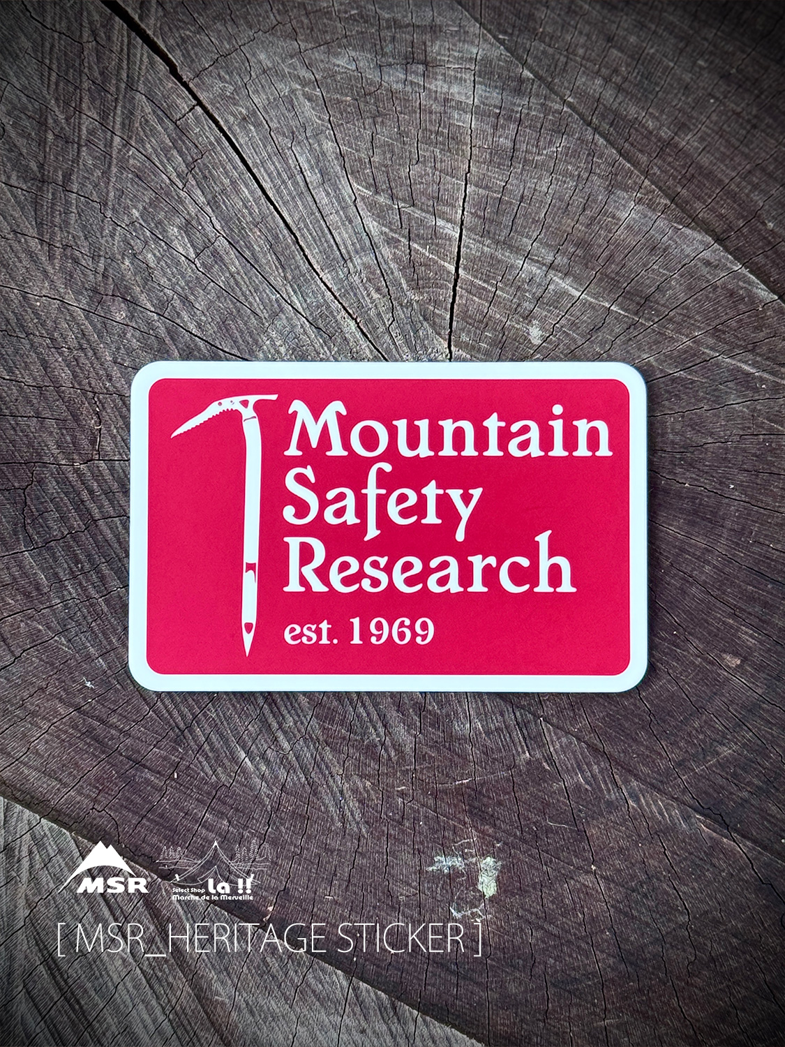 【MSR_Mountain Safety Research / マウンテンセーフティリサーチ 】Heritage Sticker / ヘリテイジステッカー