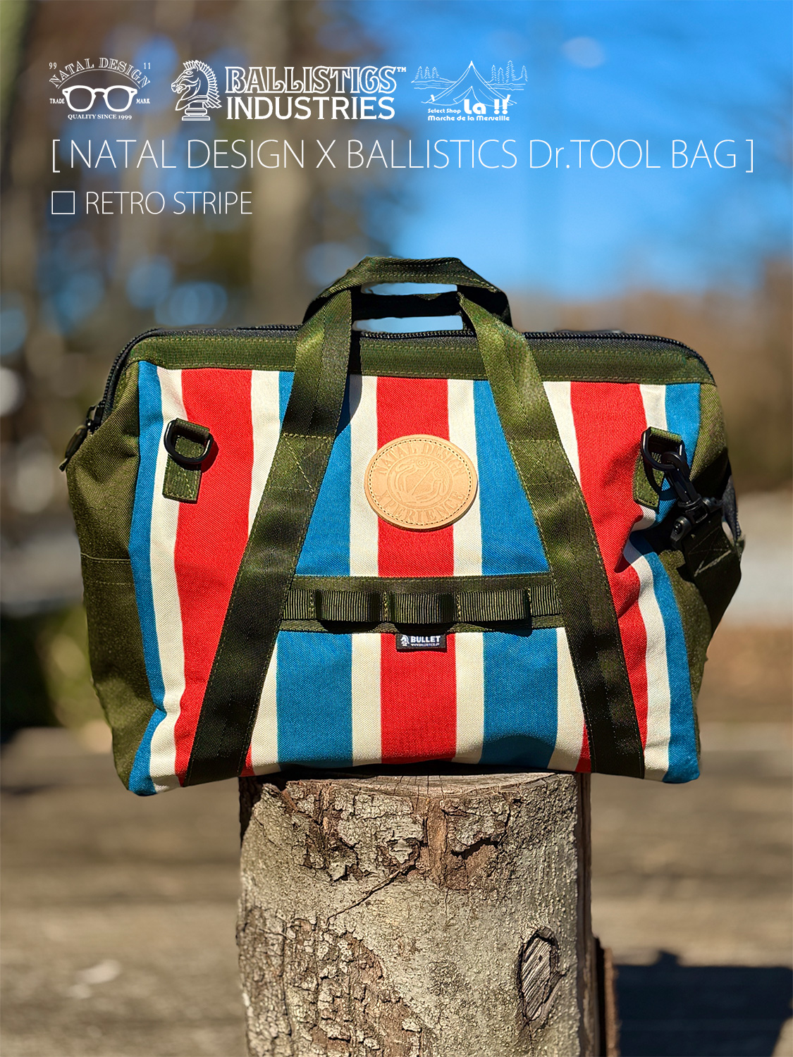 【 NATAL DESIGN × BALLISTICS  / ネイタルデザイン×バリスティックス 】 Dr. TOOL BAG / ドクターツールバッグ