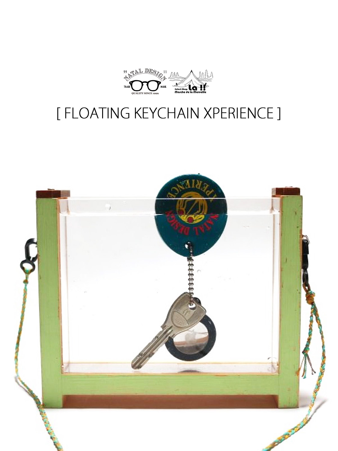 【 Natal Design / ネイタルデザイン 】FLOATING KEYCHAIN XPERIENCE / フローティング・キーチェーン