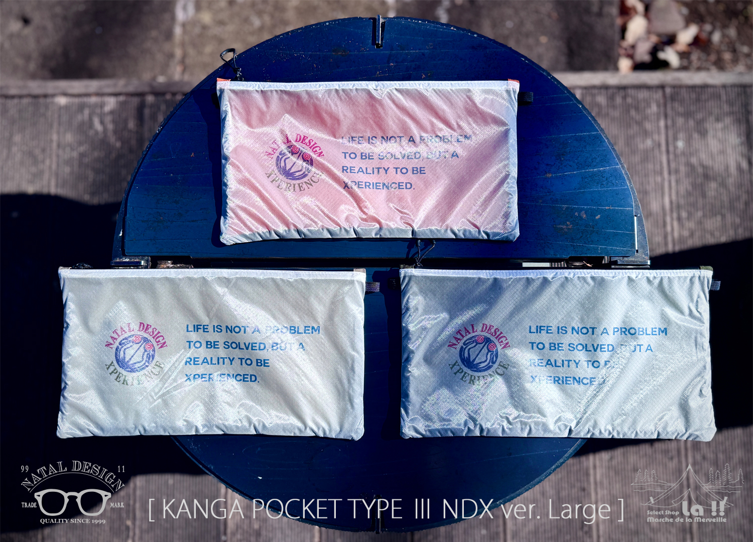 【 Natal Design / ネイタルデザイン 】KANGA POCKET TYPE III NDX ver. <Large> / マルチポーチ L