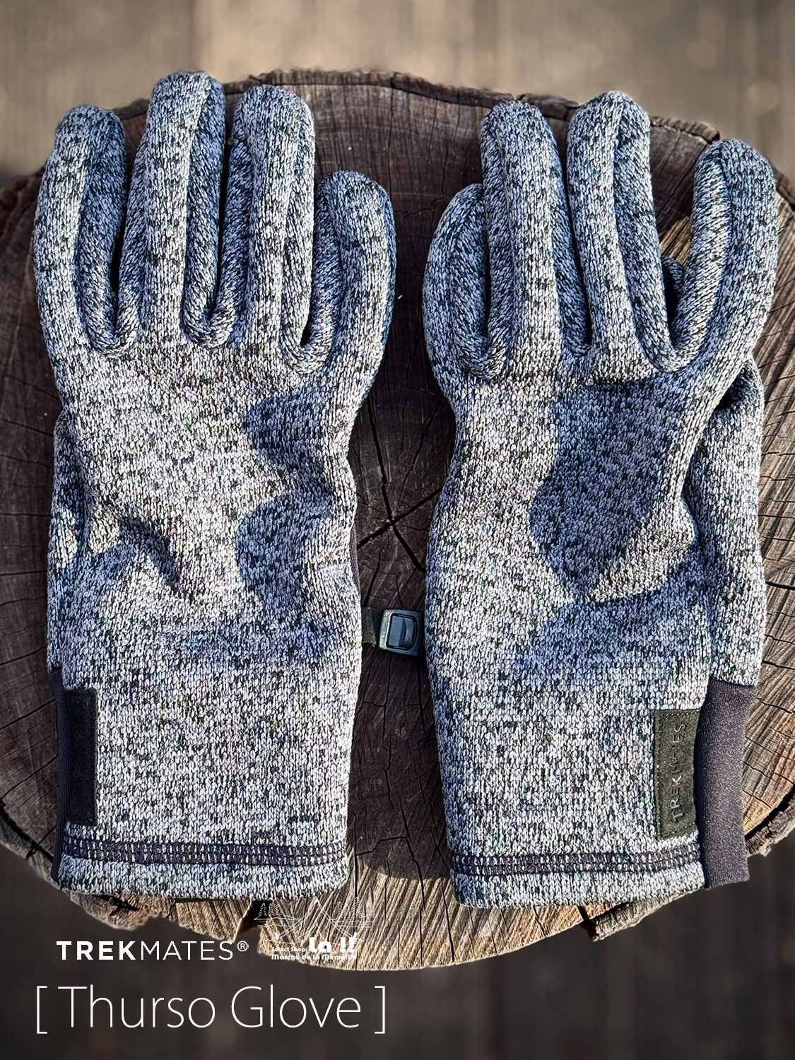 【 TREK MATES / トレックメイツ 】Thurso Glove / サーソー・グローブ / ニットフェイスの防風アウターシェルグローブ
