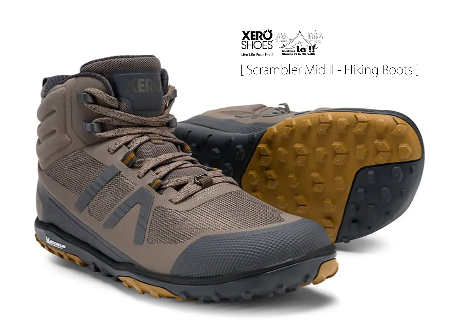 【 XERO SHOES / ゼロシューズ 】 Scrambler Mid II / スクランブラーミッドツー / 超軽量テクニカルハイキングブーツ