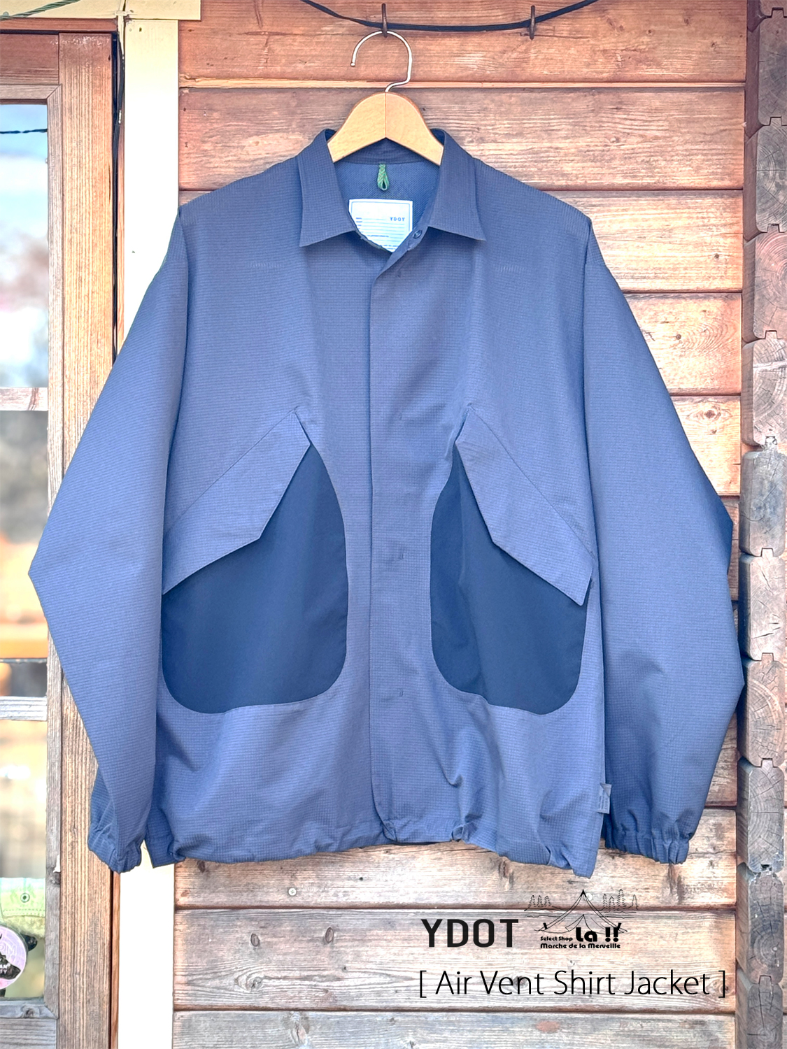 【 YDOT / ワイドット 】AIR VENT SHIRT JACKET / エアーベント シャツジャケット