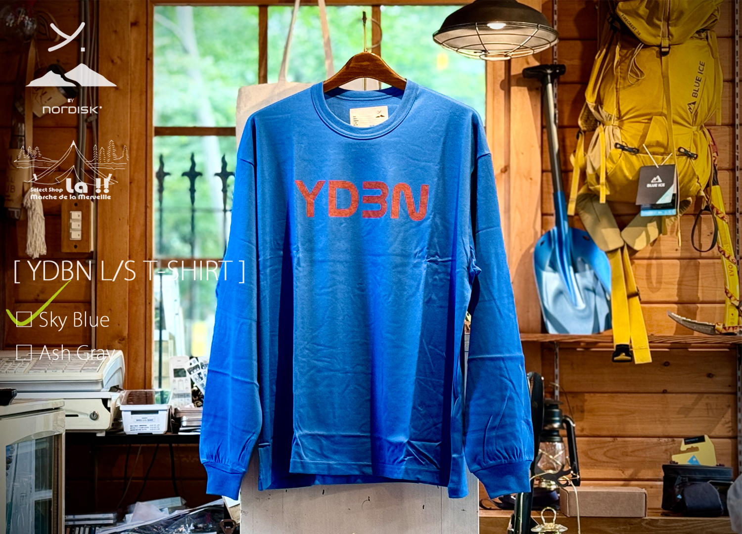 【 Y(dot)by.Nordisk 】 ワイドット バイ ノルディスク YDBN L/S T-SHIRT