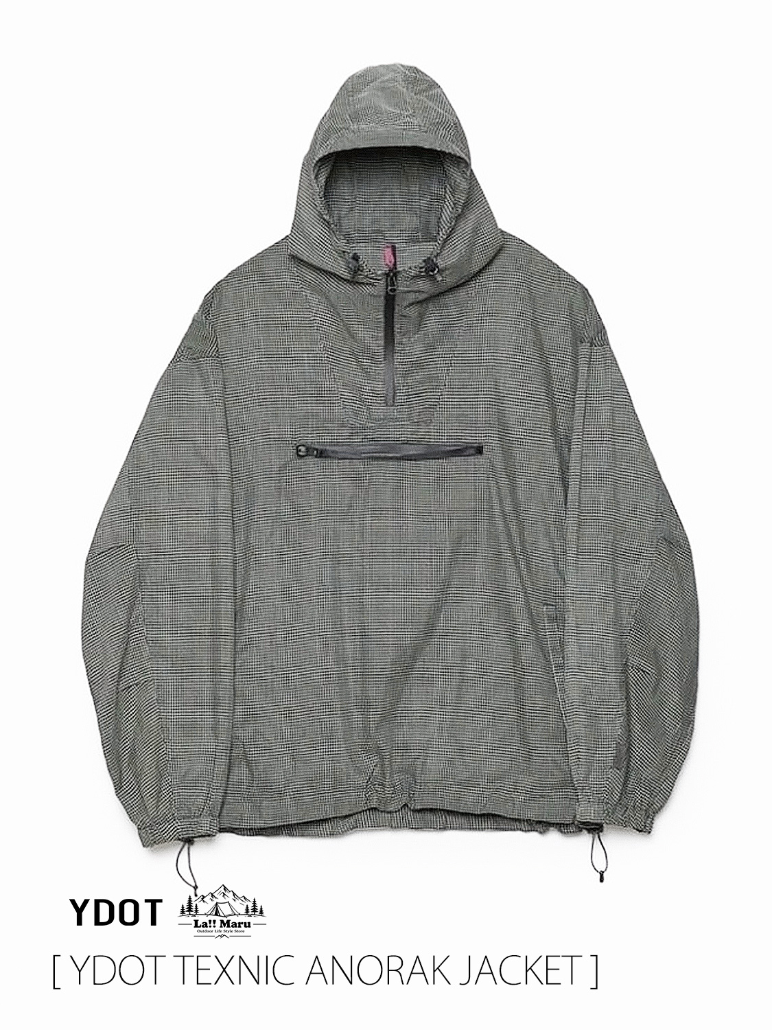 【 YDOT / ワイドット 】TEXNIC ANORAK JACKET / テクスニク アノラック ジャケット / 次世代リサイクルテクニカル素材を採用した超軽量、耐切創性、耐摩耗性を持つアノラック