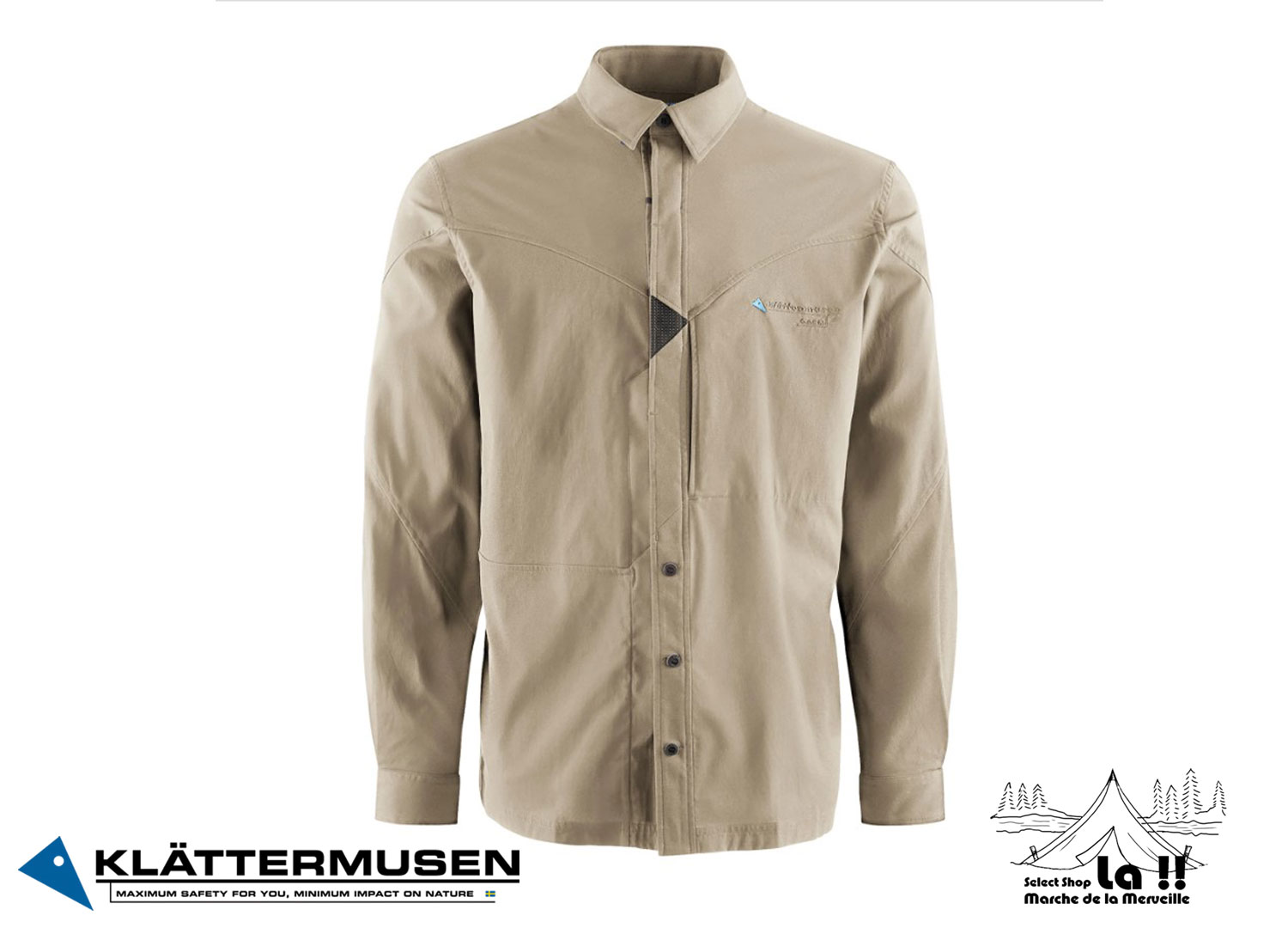 【 KLATTERMUSEN 】クレッタルムーセン Garm LS Shirt ガルム ロングスリーヴ シャツ