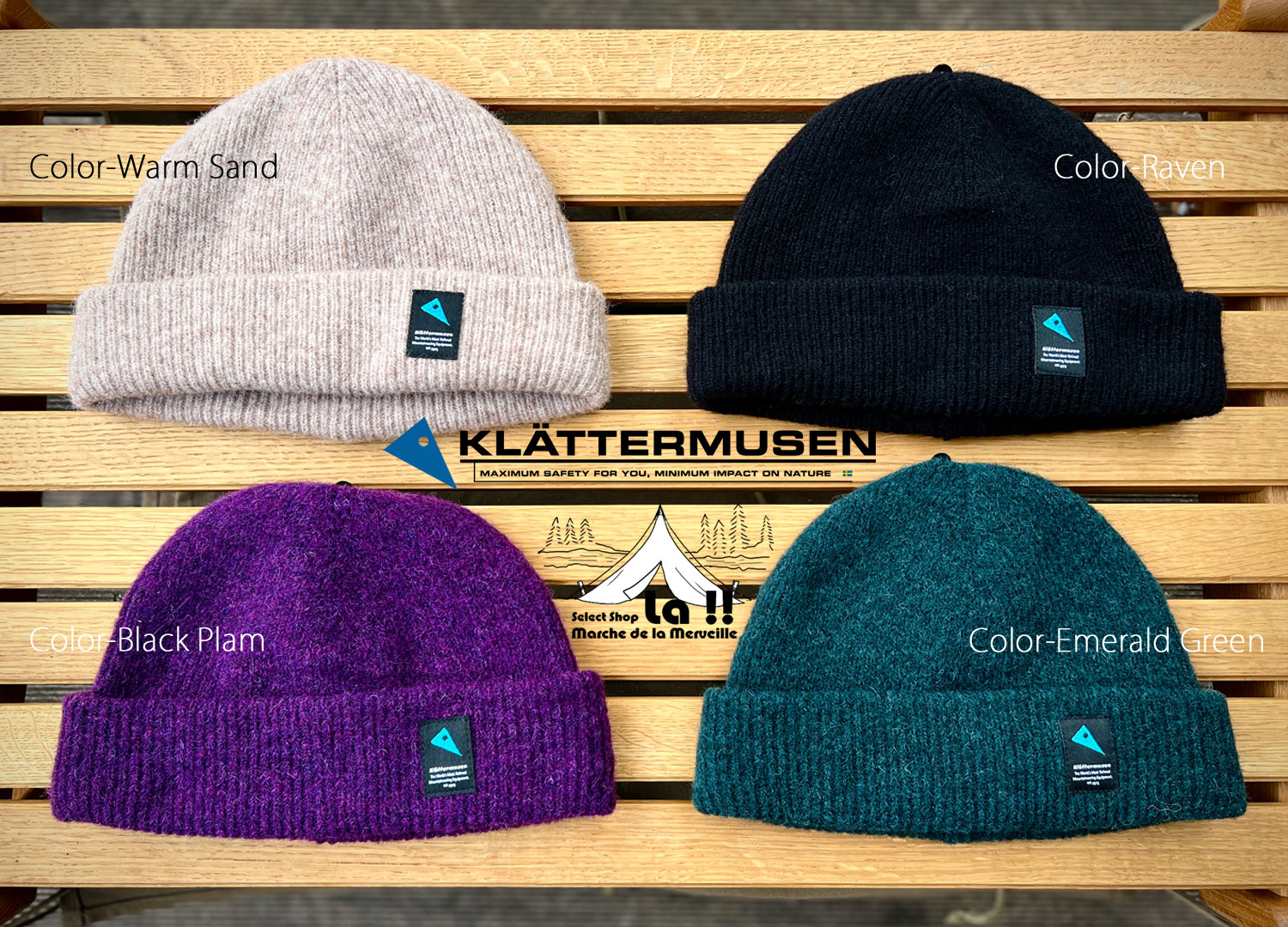 【 KLATTERMUSEN / クレッタルムーセン 】Runa Beanie / ルナ ビーニー ニットキャップ