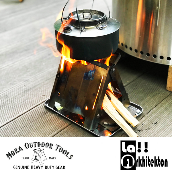 【 Nora Outdoor Tools 】 ノラアウトドアツールズ Nora Stove 小型焚火台