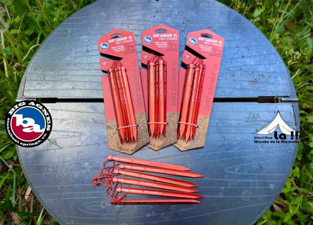 Big Agnes / ビッグアグネス】 DIRT DAGGER UL TENT STAKES 6” / 15cm