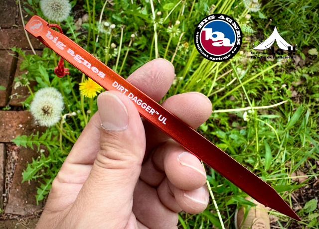 Big Agnes / ビッグアグネス】 DIRT DAGGER UL TENT STAKES 6” / 15cm