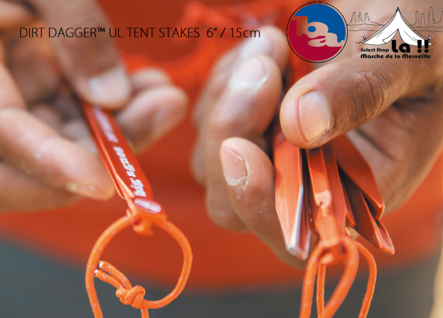Big Agnes / ビッグアグネス】 DIRT DAGGER UL TENT STAKES 6” / 15cm