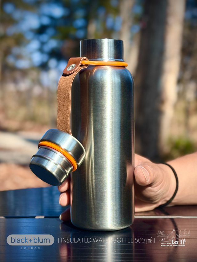 プレミアムウォーター 本体 ブラック black+blum / ブラック ブルム 】INSULATED WATER BOTTLE 500ml