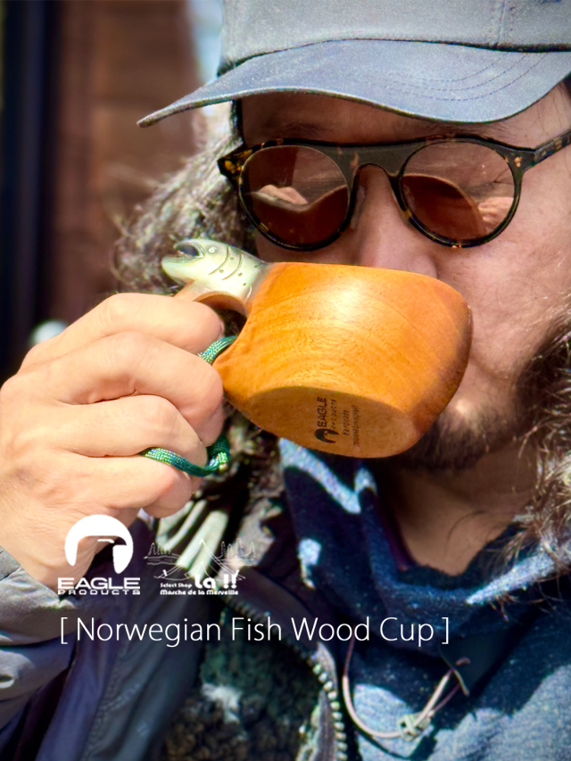 Eagle Products / イーグルプロダクツ 】Norwegian Fish Wood Cup