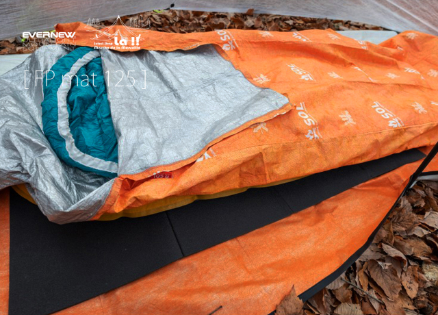 Evernew UL.Mountain Equipment / エバニュー 】 FP mat 125cm 200g