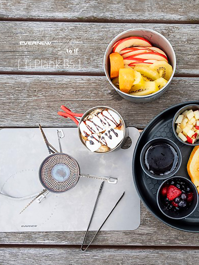 Evernew U.L.Mountain Equipment / エバニュー 】Ti Plank B5 / チタン