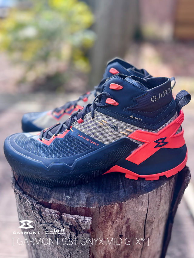 【 GARMONT / ガルモント 】9.81 ONYX MID GTX / 9.81 オニクス・ミッドGTX / 次世代のバイオテクニクス・アプローチシューズ