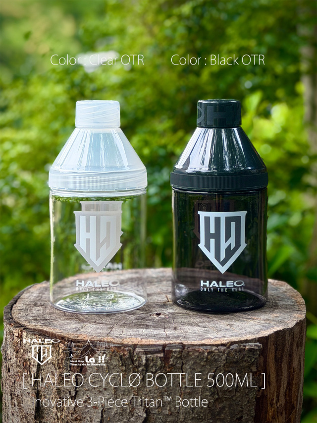 【 HALEO / ハレオ】CYCLØ BOTTLE 500ML / サイクロボトル 500ml / 3ピース構造の画期的なトライタン製ボトル