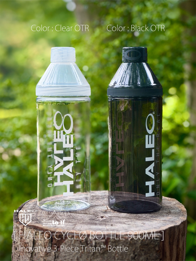 【 HALEO / ハレオ】CYCLØ BOTTLE 900ML / サイクロボトル 900ml / 3ピース構造の画期的なトライタン製ボトル