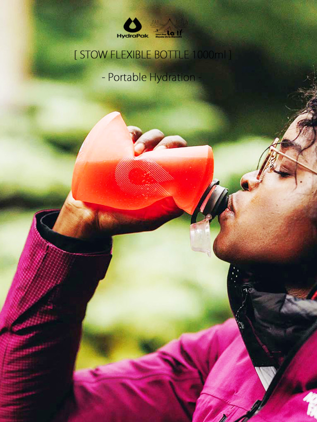 HYDRAPAK / ハイドラパック 】STOW FLEXIBLE BOTTLE 1000ml