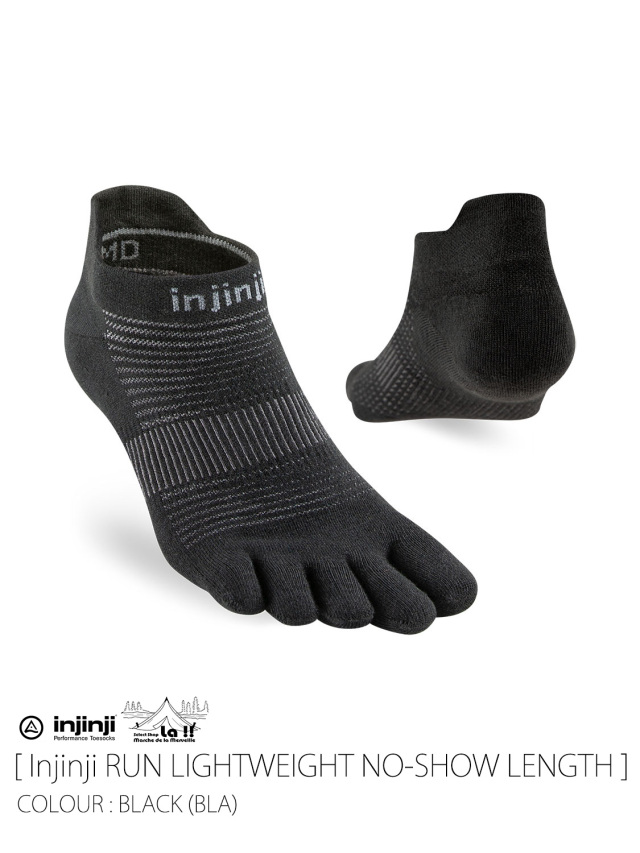 【 Injinji / インジンジ 】RUN LIGHTWEIGHT NO-SHOW LENGTH / ラン・ライトウェイト・ノーショウ レングス / 快適過ぎる5本指ソックス