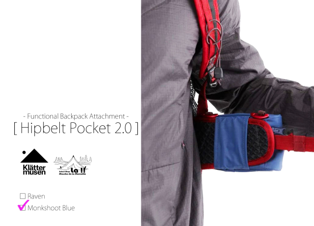 KLATTERMUSEN / クレッタルムーセン 】Hipbelt Pocket 2.0 ヒップ