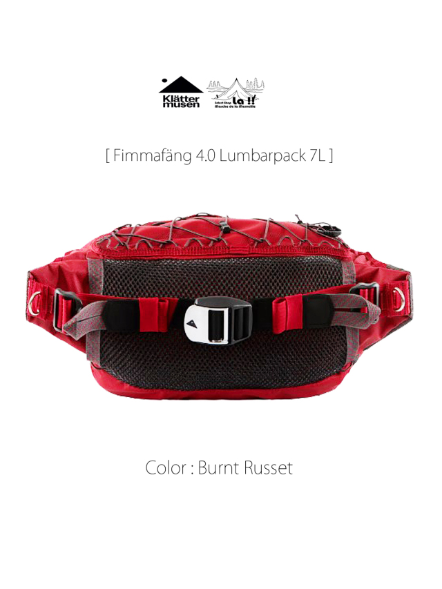 KLATTERMUSEN / クレッタルムーセン 】Fimmafang 4.0 Lumbarpack 7L