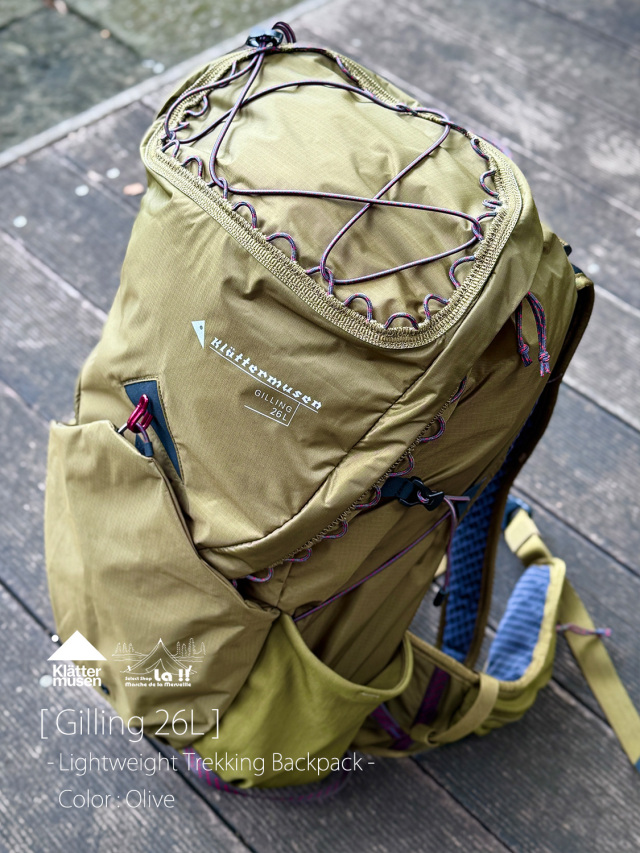 KLATTERMUSEN / クレッタルムーセン 】Gilling 26L / ギリング 26L