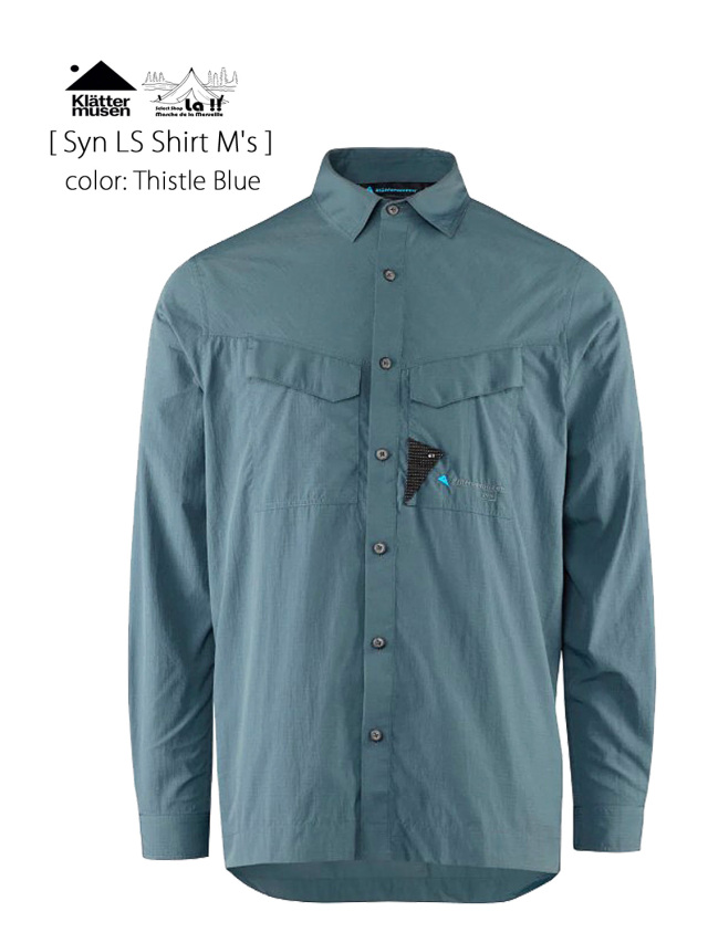 クレッタルムーセン　速乾ロングスリーブシャツ　Syn LS Shirt M's 速乾ロングスリーブシャツ【Syn LS Shirt M's】｜KLATTERMUSEN