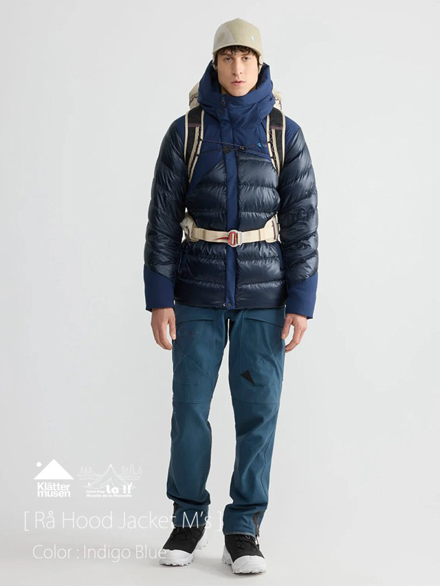 KLATTERMUSEN / クレッタルムーセン 】Ra Hood Jacket M's - Indigo