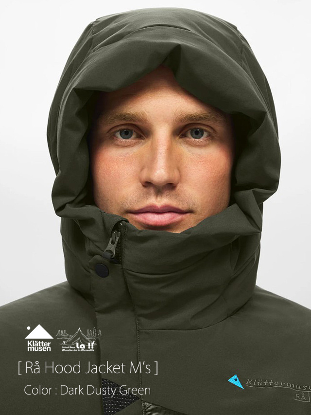 KLATTERMUSEN / クレッタルムーセン 】Ra Hood Jacket M's - Dark