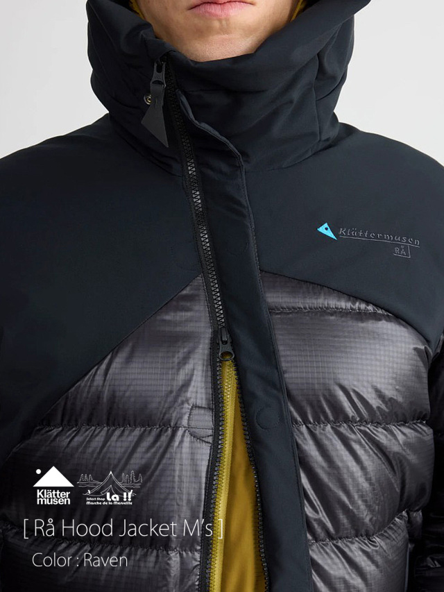KLATTERMUSEN / クレッタルムーセン 】Ra Hood Jacket M's - Raven
