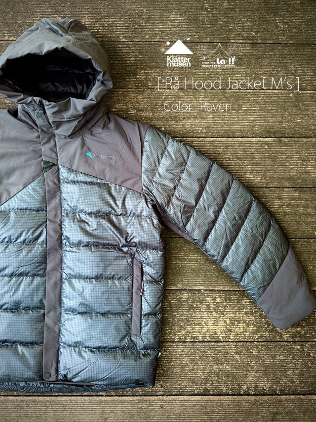 KLATTERMUSEN / クレッタルムーセン 】Ra Hood Jacket M's - Raven