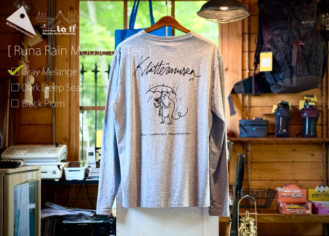 KLATTERMUSEN / クレッタルムーセン 】Runa Rain Mouse LS Tee / ルナ