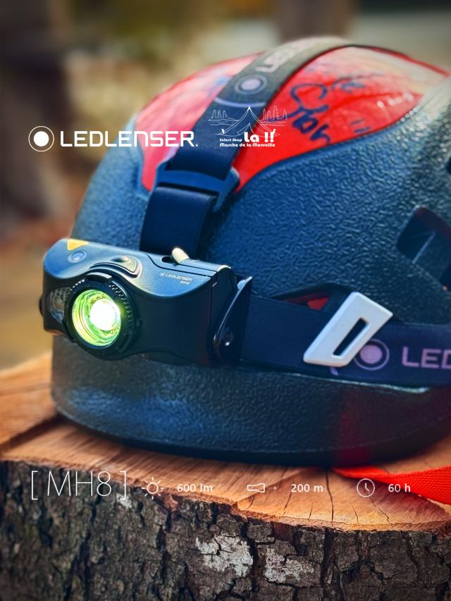 レッドレンザー　MH8 ヘッドライト　LEDLENSER Ledlenser MH8 ｜登山・釣り用ヘッドライト｜レッドレンザー公式通販
