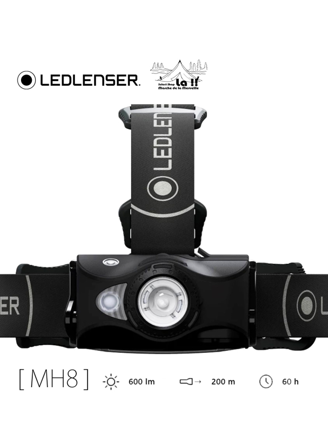 LED LENSER / レッドレンザ 】 MH8 / 手動フォーカスが可能なヘッドライト