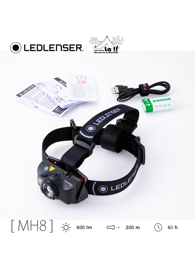 LED LENSER / レッドレンザ 】 MH8 / 手動フォーカスが可能なヘッドライト