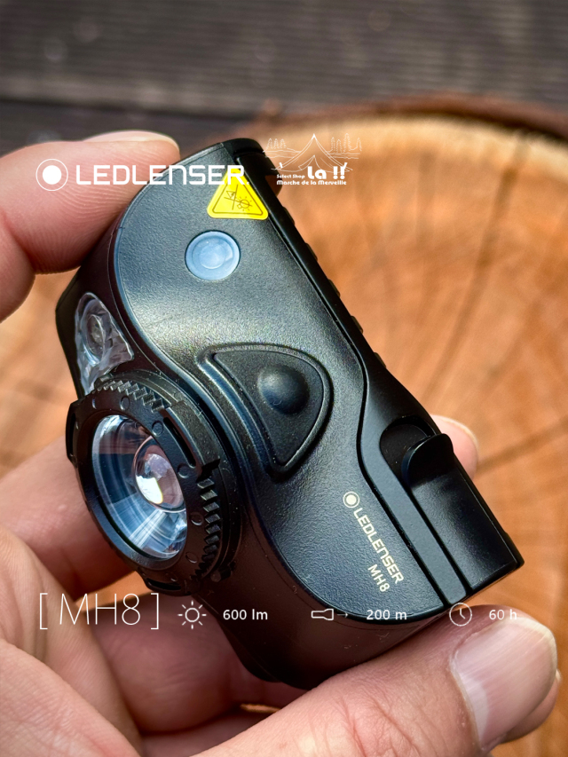 LEDLENSER MH8 ヘッドランプ Ledlenser MH8 ｜登山・釣り用ヘッドライト｜レッドレンザー公式通販