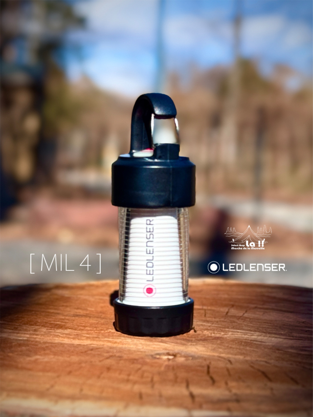 LED LENSER / レッドレンザ 】 MIL4 / 71gの軽量光工学LEDランタン