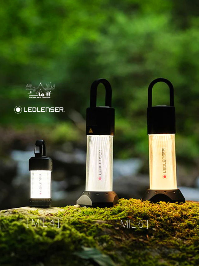 LED LENSER / レッドレンザ 】 MIL6 / 予備バッテリーとしても使える光