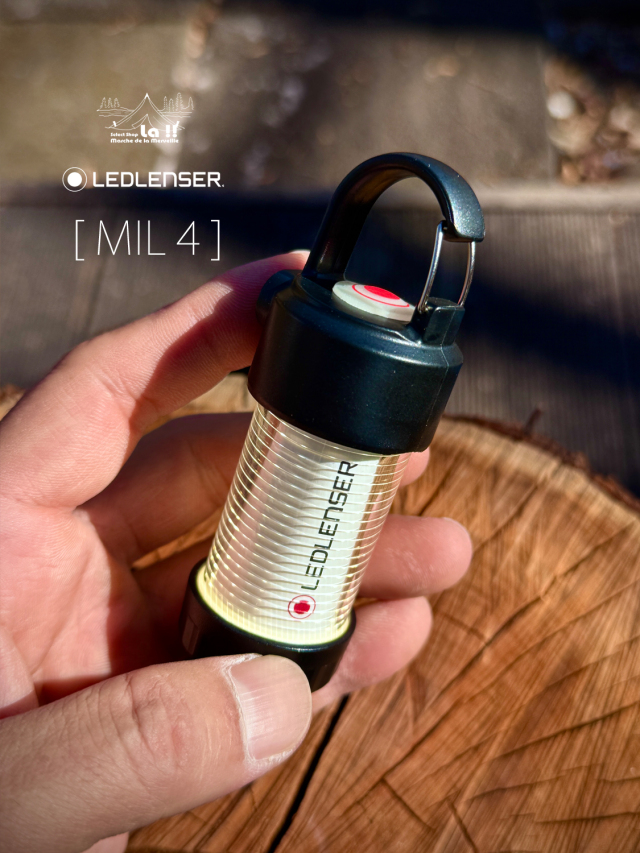 LED LENSER / レッドレンザ 】 MIL4 / 71gの軽量光工学LEDランタン