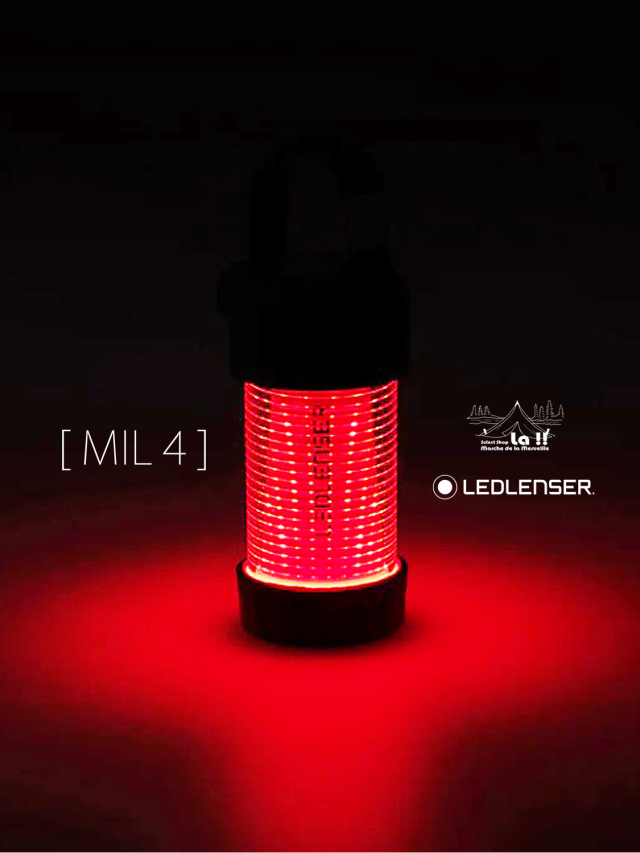 LED LENSER / レッドレンザ 】 MIL4 / 71gの軽量光工学LEDランタン
