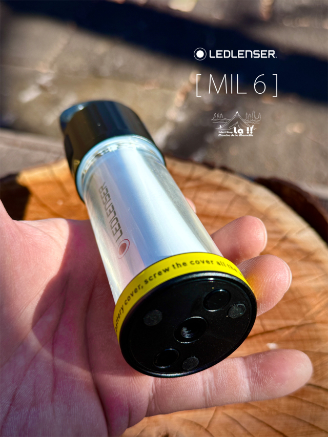 LED LENSER / レッドレンザ 】 MIL6 / 予備バッテリーとしても使える光