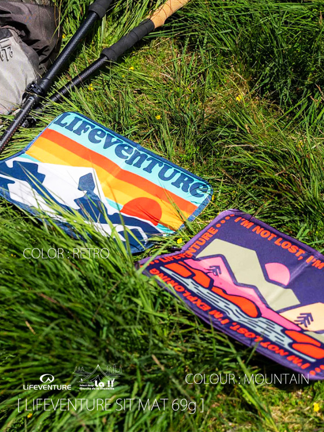 LIFEVENTURE / ライフベンチャー 】SIT MAT 69g / シットマット 69g