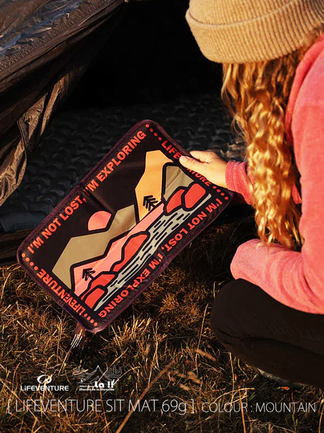 LIFEVENTURE / ライフベンチャー 】SIT MAT 69g / シットマット 69g