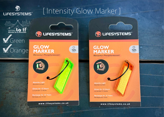 【 Life Systems 】ライフシステムズ Intensty Grow Marker / インテンシティーグローマーカー 5分の蓄光で12時間光り続ける