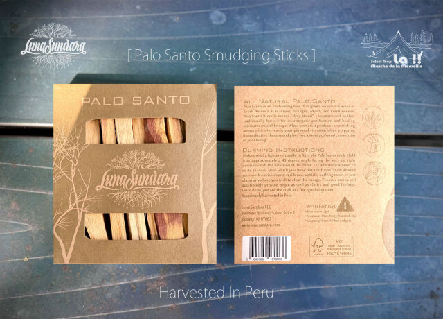 Luna Sundara 】ルナスンダラ Palo Santo Smudging Sticks パロサント