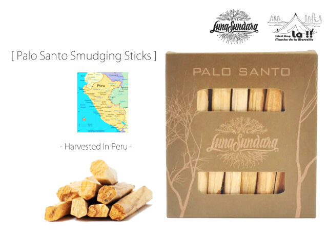 Luna Sundara 】ルナスンダラ Palo Santo Smudging Sticks パロサント